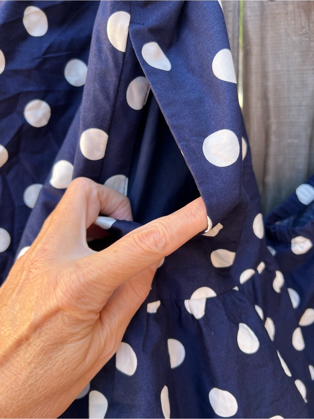👗A New Day navy polka dot sleeveless top and skirt set - Picture 10 of 10